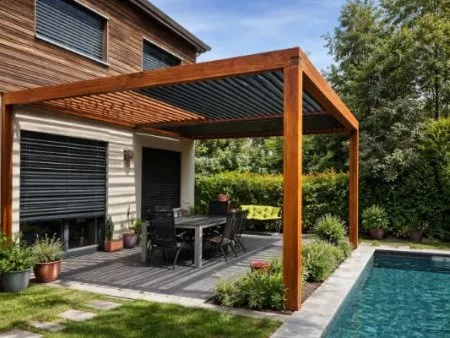 Alliance entre lames fixes, orientables et store