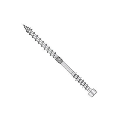 Vis à tête cylindrique et double filetage - Diamètre 8mm - Réf. ESCRT2R8X240