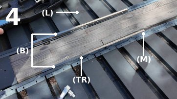 Préparation de la structure pour la motorisation