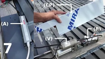 Raccordement électrique et mis en place du capot