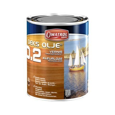 Deks Olje D.2 : Vernis Marine brillant intense spécial pour bois durs - Réf. 841