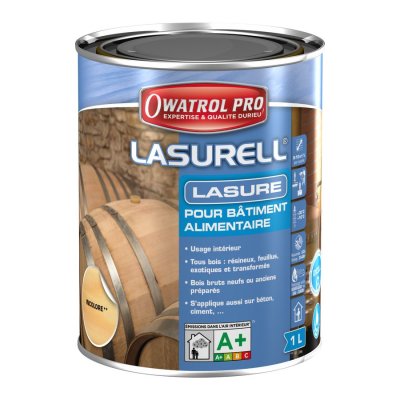 LASURELL : Lasures pour bâtiments alimentaires, tous bois et supports minéraux - Réf. 1603