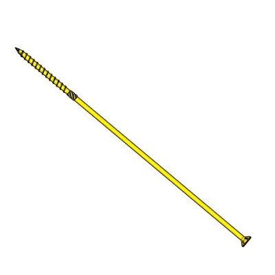 Vis à bois structurelle - tête fraisée - filetage partiel - SWC8.0X360 - Réf. 75366