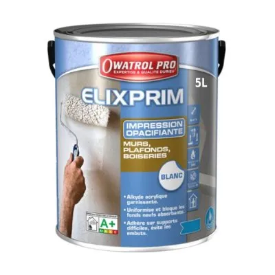 ELIXPRIM : Impression opacifiante murs, plafonds boiseries - Réf. ELIPRIM5V2