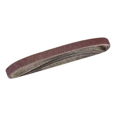 Lot de 5 bandes abrasives 13 x 457 mm - Grain 40mm - Réf. 950457