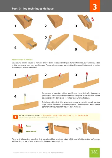 Extrait de la rubrique technique de base