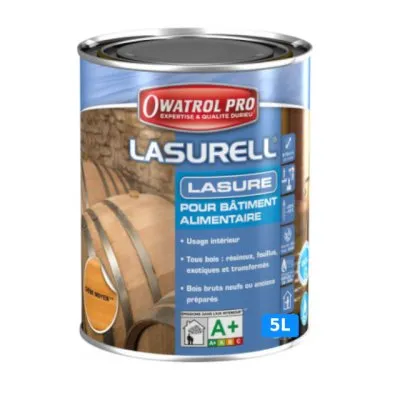 LASURELL : Lasures pour bâtiments alimentaires, tous bois et supports minéraux - Réf. 1608