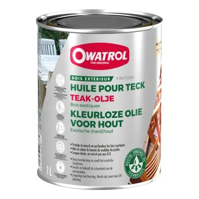 TEAK-OLJE : Huile pour teck, spécial mobilier de jardin - Réf. 886