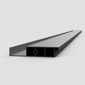 Lame aluminium RAL 7016 texture L343