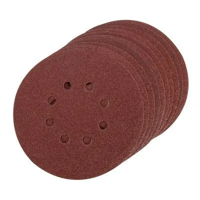Lot de 10 disques abrasifs auto-agrippants 150mm - Grain 80mm - TPTA12453907 - Réf. 453907