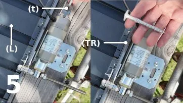 Fixation du vérin