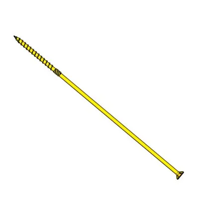 Vis à bois structurelle - tête fraisée - filetage partiel - SWC8.0X340 - Réf. 75365