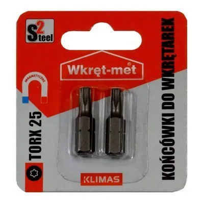 Embout T25 - 25mm - CDT : blister de 2 pièces - Réf. TX-25S2