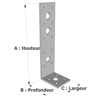 Vis à bois structurelle tête plate - Réf. 48260
