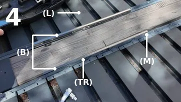 Préparation de la structure pour la motorisation