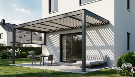 Le style pergola bioclimatique