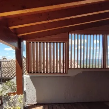 Brise-vue avec lames 27mm