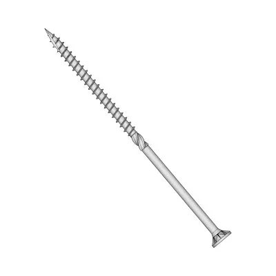 Vis bois tête fraisée Inox A4 - TTSFS6.0X140 - CDT 100 vis - Réf. 74472