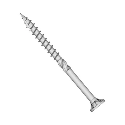 Vis bois tête fraisée Inox A4 - TTSFS6.0X80 - CDT 100 vis - Réf. 74474