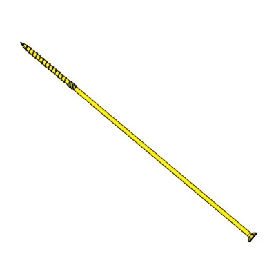 Vis à bois structurelle - tête fraisée - filetage partiel - SWC8.0X400 - Réf. 75368