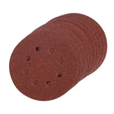 Lot de 10 disques abrasifs treillis auto-agrippants 125mm - Grain 80mm - TPTA12825495 - Réf. 825495