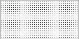 Blanc pur perforé <br> RAL 9010