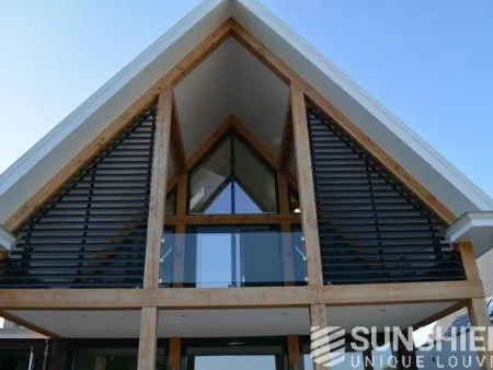 Débord de toit, maison privée, Roermond, Pays-Bas