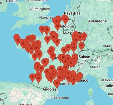 Aperçu du réseau de poseurs SUNDIY