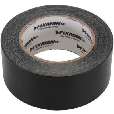 Adhésif toilé ultrarobuste noir - Réf. 190160