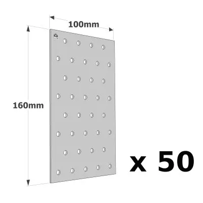 Plaques Perforées - Réf. NP20/100/160_50