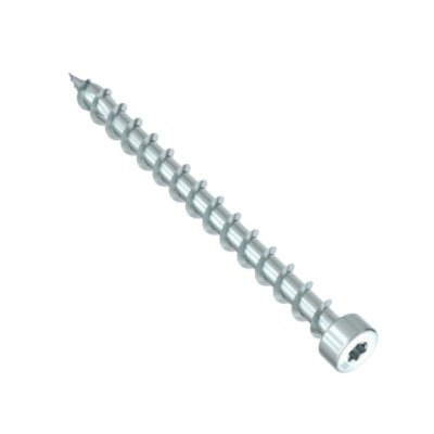 HECO-TOPIX-plus, tête cylindrique, T-Drive, filet total, zingué blanc, A3K - Réf. 61940