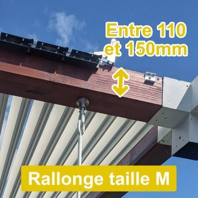 Rallonge TAILLE M pour les poteaux entre 110 et 150mm d'épaisseur - Réf. SND-RALLONGE-M-BLADE-RUNNER