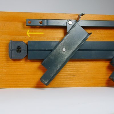 Schéma du montage de la butée