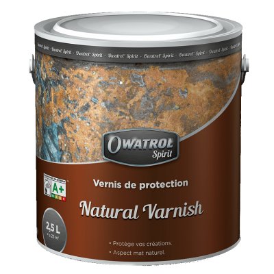 NATURAL VARNISH : Vernis Mat de protection des décors de la gamme SPIRIT - Réf. 1575