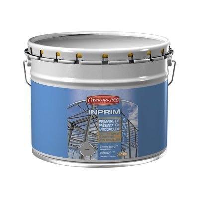 INPRIM : Primaire anticorrosion temporaire pour aciers, fers et métaux divers (support non rouillé) - Réf. OXGIND10