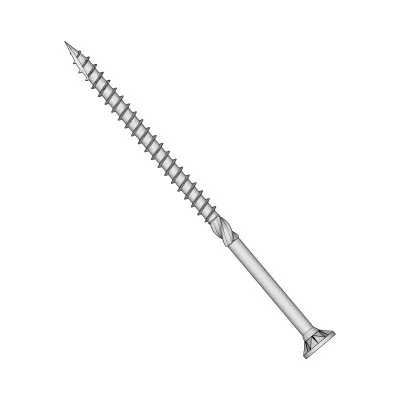 Vis bois tête fraisée Inox A4 - TTSFS6.0X120 - CDT 100 vis - Réf. 74471