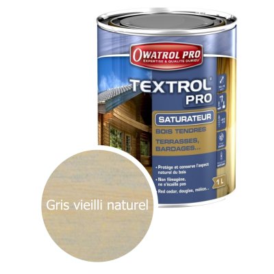 La référence : TEXTROL PRO : protéger les terrasses et bardages - bois tendre - Réf. 1142