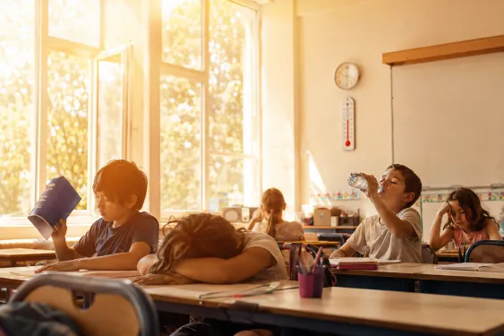 Quand l’école ferme pour canicule