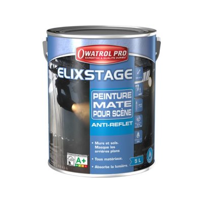 Peinture mate pour scène anti-reflet - Réf. ELPEINTSCEN5NM