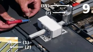 Réglage de la canne et verrouillage de l’interface 