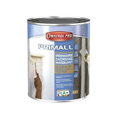 PRIMALL : Primaire masquant supports difficiles, fixe les fonds et isole les tâches - Réf. 959