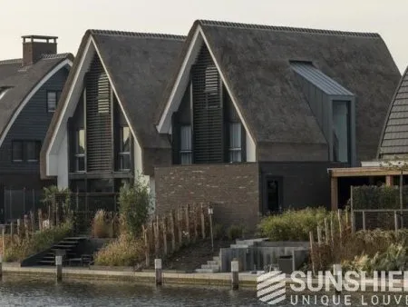 Rectangles/triangles, 21 maisons, Blaricum, Pays-Bas