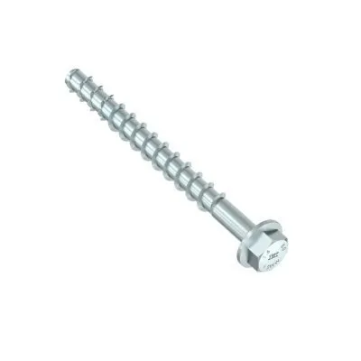 Vis HECO MULTI-MONTI-PLUS SS - tête hexagonale avec embase - zingué blanc - D6 x L40 - Réf. 48381