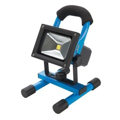 Projecteur de chantier LED rechargeable avec port USB - Réf. 919573