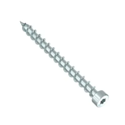 HECO-TOPIX-plus, tête cylindrique, T-Drive, filet total, zingué blanc, A3K - Réf. 61953