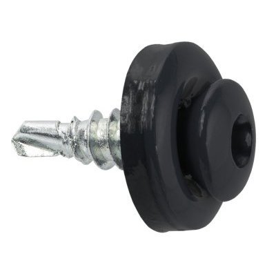 Fixation des lames ALUMINIUM - avec joint EPDM - tête colorée - Réf. WSBP-T-48019-7016_10