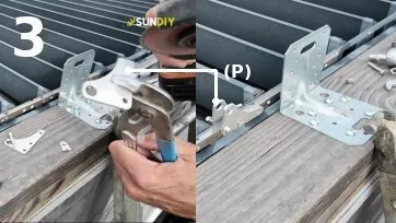Fixation des pièces de liaison