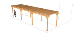 Module 2 : pergola sur huit poteaux