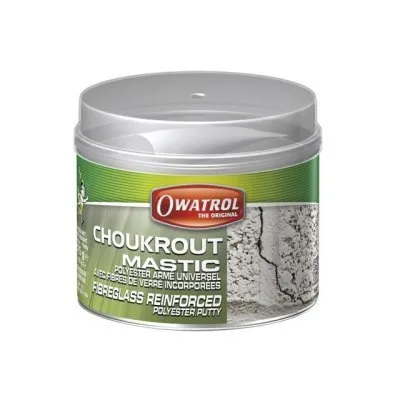 CHOUKROUT : Mastic polyester avec fibre de verre incorporée - Réf. 081