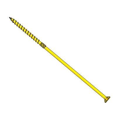 Vis à bois structurelle - tête fraisée - filetage partiel - SWC8.0X260 - Réf. 75361